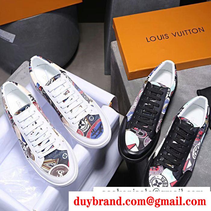 秋冬コーデにこなれたアクセントをプラス! ルイ ヴィトン louis vuitton 大胆なスリット上品 2色可選 フラットシューズ 今季注目