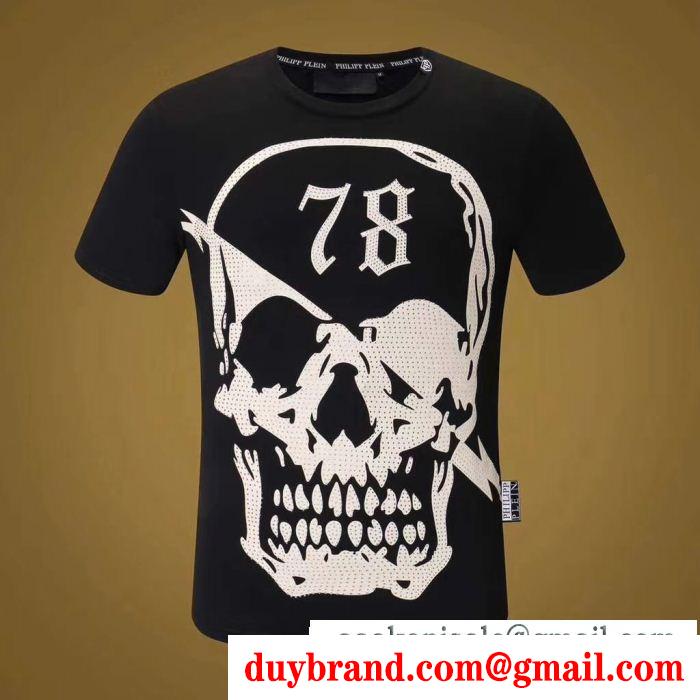 トレンドアイテム 2色可選 数量限定販売 半袖tシャツ フィリッププレイン philipp plein 激安セール