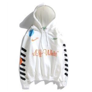 18 Off-White Off-White được giới thiệu cho nam giới thực phẩm parker màu đen, trắng