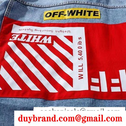 返品可能送料込 　オフホワイトデニムジャケットコピー　off-whiteスーパーコピーオシャレファッション
