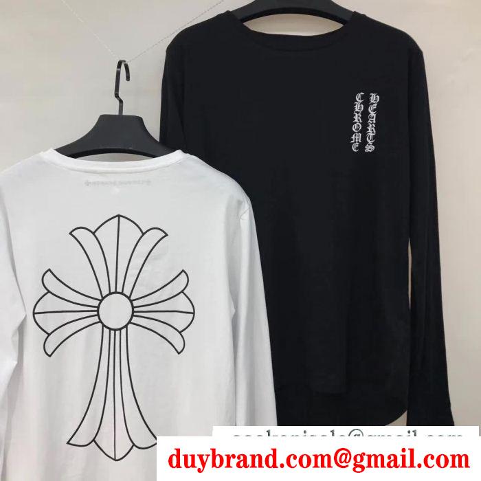 美品*入手困難 長袖tシャツ クロムハーツ chrome hearts 美品*入手困難 男女兼用 2色可選 