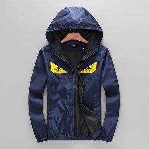 Fendi giá rẻ fendi đặc điểm kỹ thuật cổ thông thường Cover Parker 100%Khóa mới Khóa nam Hỗ trợ mùa thu / mùa đông Mỹ