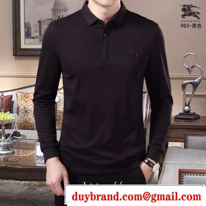 長袖Tシャツ 2色可選 2019トレンド秋冬おすすめ安い 2019トレンド秋冬おすすめ安い バーバリー BURBERRY
