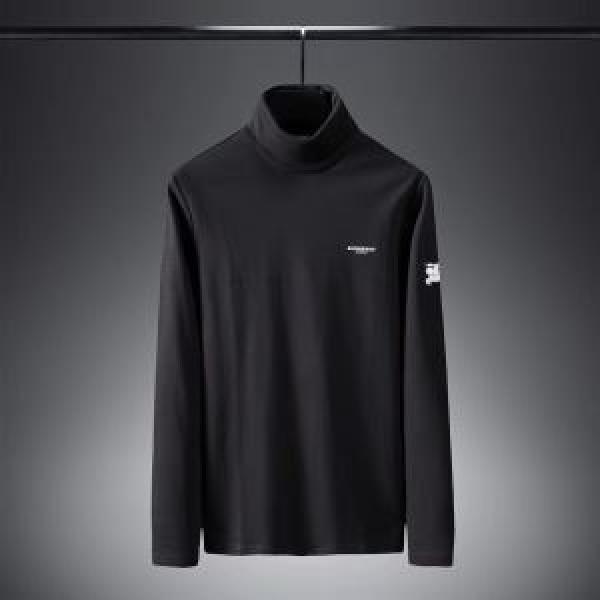 Hoàn toàn nên bị đàn áp và thiết kế xu hướng mùa thu / mùa đông 2019 mới nhất Burberry Burberry Long -sleeved t -shirt 2 màu sắc