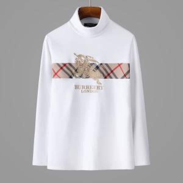 Burberry Burberry dài tay T -Shirt lo lắng mùa thu 2019 Phối hợp mùa thu / mùa đông