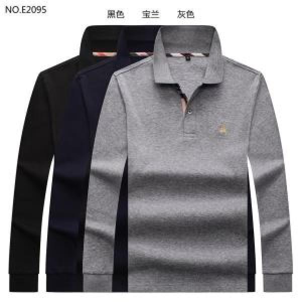 Burberry Burberry Long Sleeve T -Shirt 3 Màu sắc được chọn Xu hướng 2019 Xu hướng mùa thu / Mùa đông Khuyến nghị _ Tay áo dài T -Shirt _ Thời trang nam