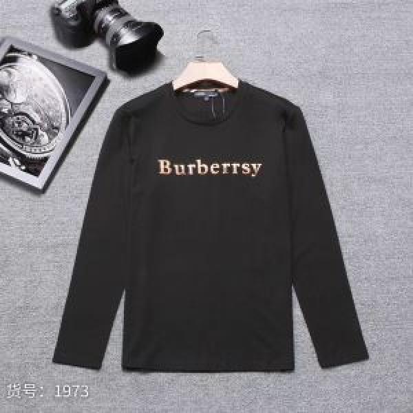 2019 Các mặt hàng xu hướng giá rẻ Burberry Burberry Tay áo dài T -Shirt 3 Lựa chọn màu sắc thời trang mùa thu / mùa đông thời trang nhất