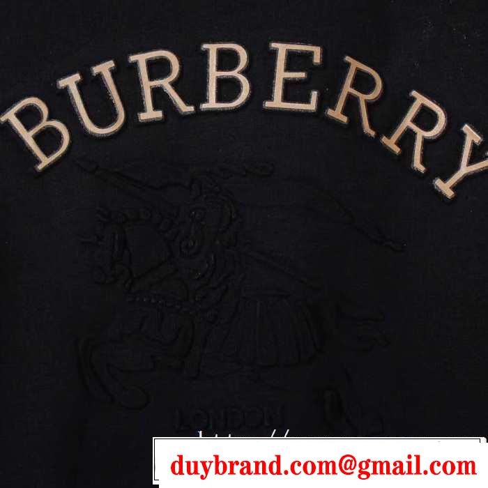 人気ファッション雑誌でも掲載 2019秋冬トレンドアイテム バーバリー BURBERRY 長袖Tシャツ 2色可選
