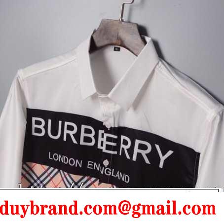 バーバリー BURBERRY シャツ 2色可選 速報！2019年秋ファッショントレンド 人気ブランドの秋冬新色