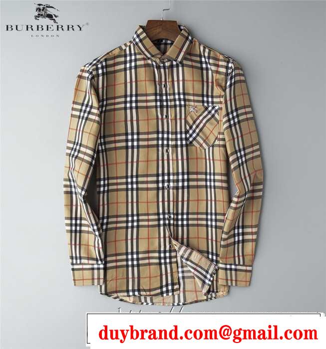 バーバリー BURBERRY シャツ 2色可選 秋冬とれんど新品目立ち 2019-20秋冬取り入れやすい