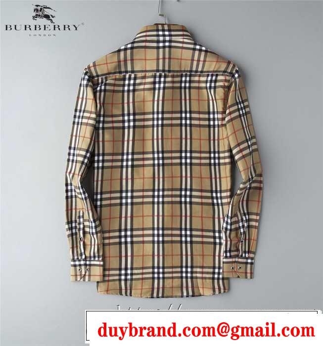 バーバリー BURBERRY シャツ 2色可選 秋冬とれんど新品目立ち 2019-20秋冬取り入れやすい