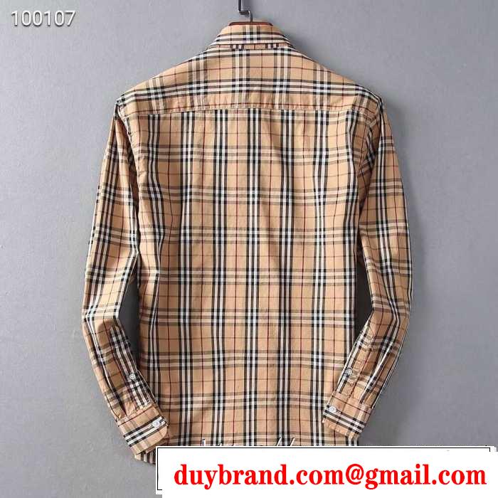 2019トレンドファッション新品 バーバリー BURBERRY シャツ 2色可選 お洒落で秋冬注目トレンド