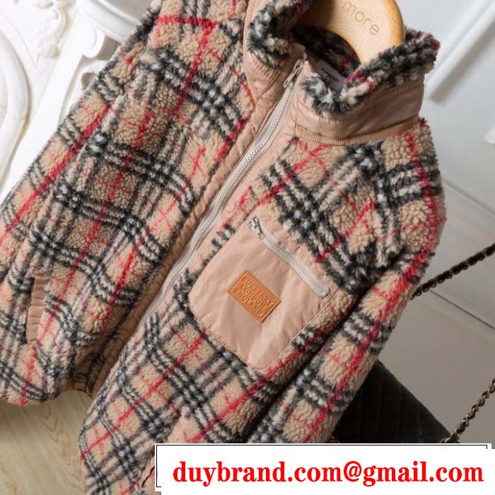 バーバリー 大胆なチェックの人気トレンド BURBERRY 秋服コーデ2019年版 ハーフコート 秋にはやる最新作を先取り