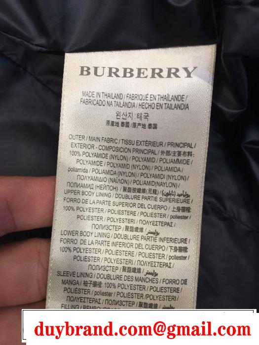 秋冬もちろん主役級 バーバリー BURBERRY 大人かわいい秋冬コーデを楽しみ 2色可選 ダウンジャケット 2019秋のファッショントレンドはこれ