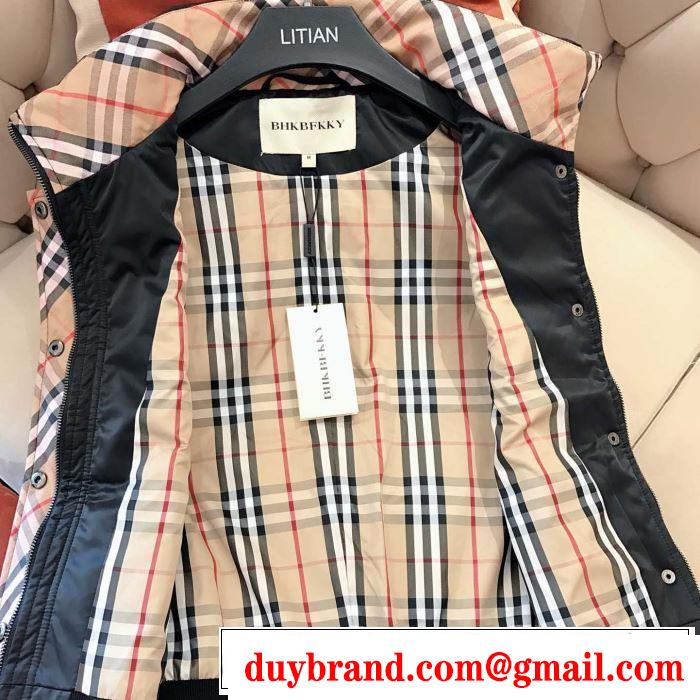 ファッション上級者向け 多色可選 バーバリー 素敵続くトレンド BURBERRY ハーフコート 2019秋冬トレンドデザイン
