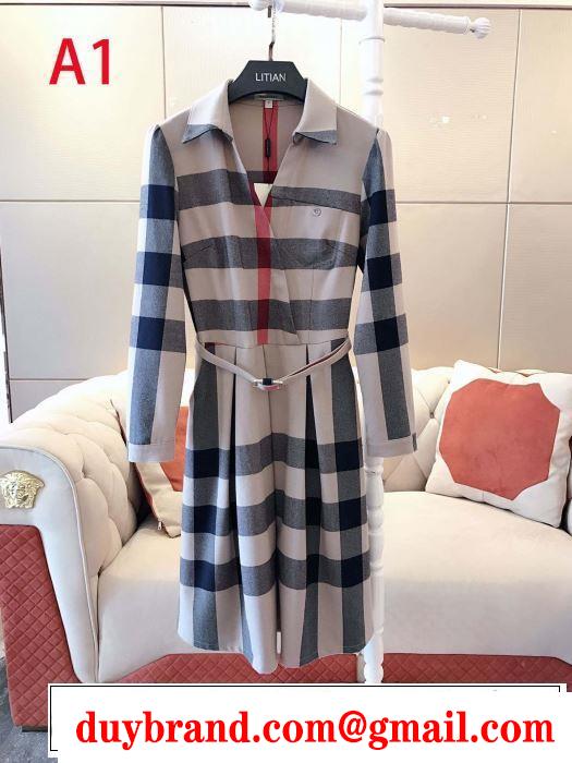 ファッショントレンドを早速チェック バーバリー BURBERRY 2020秋冬流行ファション 4色可選 スカート 最高にCOOL秋冬新作