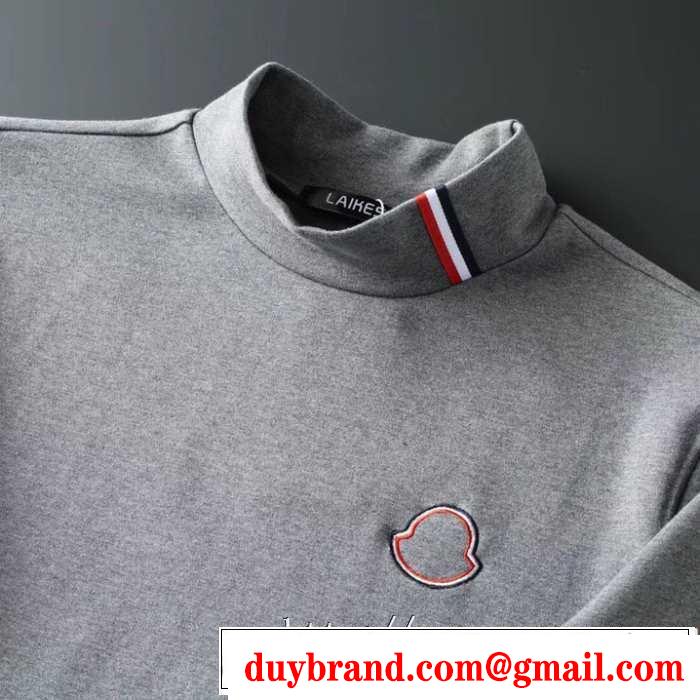 モンクレール MONCLER 長袖Tシャツ 2色可選 2019-20秋冬トレンドファッション お洒落で秋冬注目トレンド