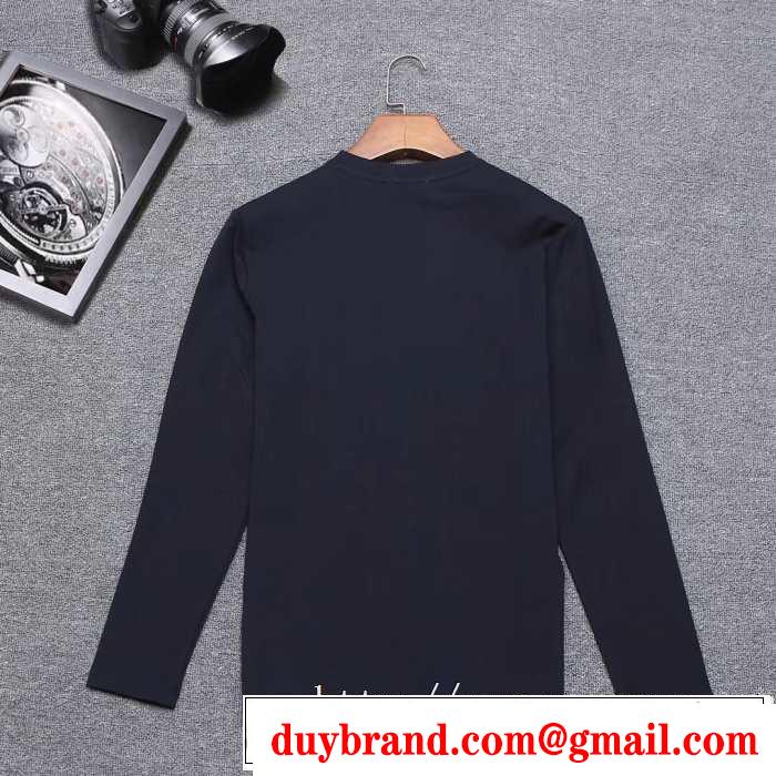 今シーズン注目のアイテム モンクレール MONCLER 長袖Tシャツ 2色可選 2019トレンドmàu sắc秋冬セール