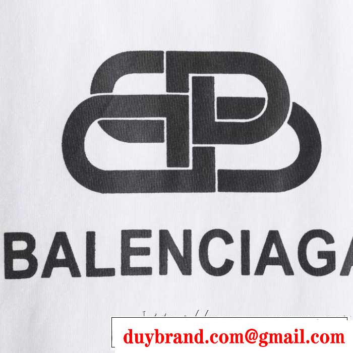 現在流行中のおすすめ人気 最重要！2019秋冬トレンド バレンシアガ Balenciaga 長袖Tシャツ 2色可選