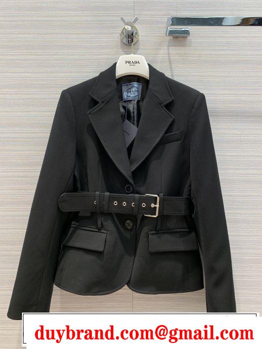 ハーフコート　秋にはやる最新作を先取り　プラダ 2019秋冬トレンドアイテム　PRADA さわやかに新品おすすめ　