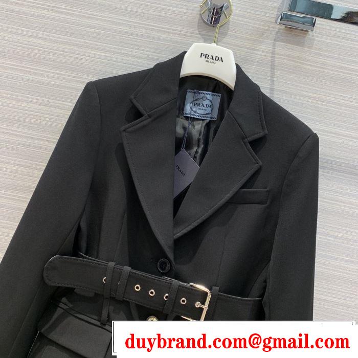 ハーフコート　秋にはやる最新作を先取り　プラダ 2019秋冬トレンドアイテム　PRADA さわやかに新品おすすめ　