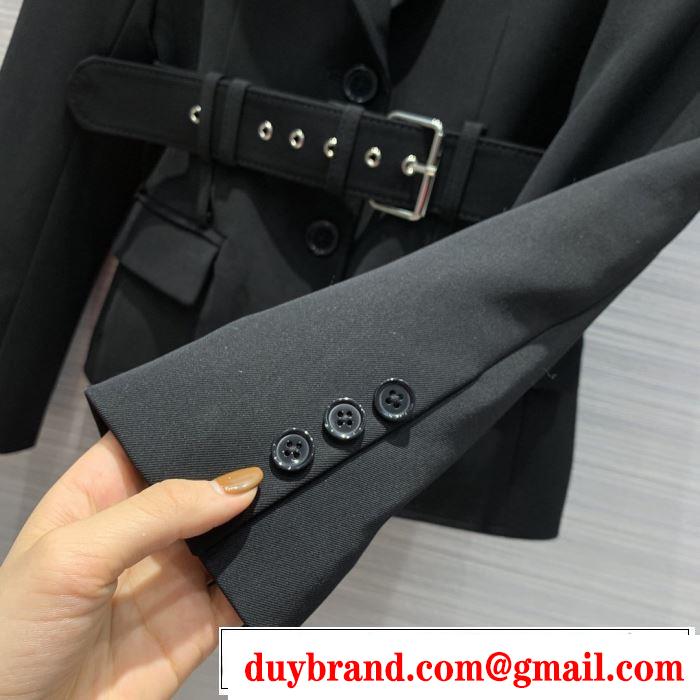 ハーフコート　秋にはやる最新作を先取り　プラダ 2019秋冬トレンドアイテム　PRADA さわやかに新品おすすめ　
