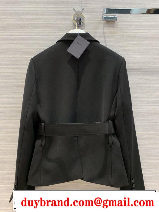 ハーフコート　秋にはやる最新作を先取り　プラダ 2019秋冬トレンドアイテム　PRADA さわやかに新品おすすめ　