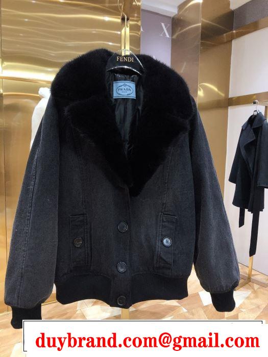 プラダヒットする秋冬コレクション　 PRADA 今年注目すべき秋冬ファッション　ブルゾン　2019トレンドアイテム激安