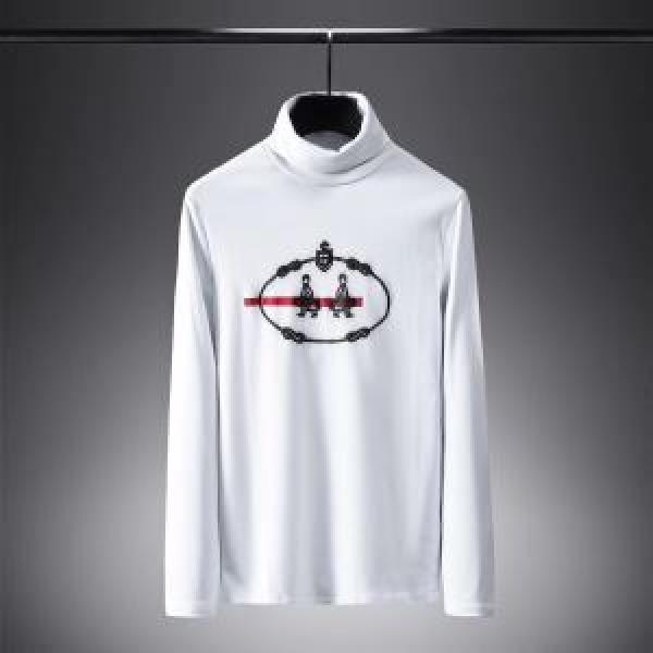 Prada Prada Long Sleeve T -Shirt 2 Lựa chọn màu [2019 Mùa thu / Mùa đông] Xu hướng mùa thu / xu hướng mùa đông với độ nhạy thời trang cao