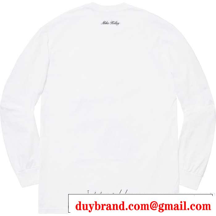 おしゃれに秋を迎えるために 2色可選  シュプリーム SUPREME 長袖 /ロンT/ロングT/ロングTシャツ 2019トレンドmàu sắc秋冬セール