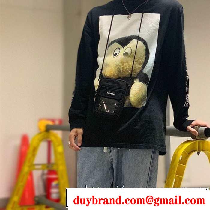 おしゃれに秋を迎えるために 2色可選  シュプリーム SUPREME 長袖 /ロンT/ロングT/ロングTシャツ 2019トレンドmàu sắc秋冬セール