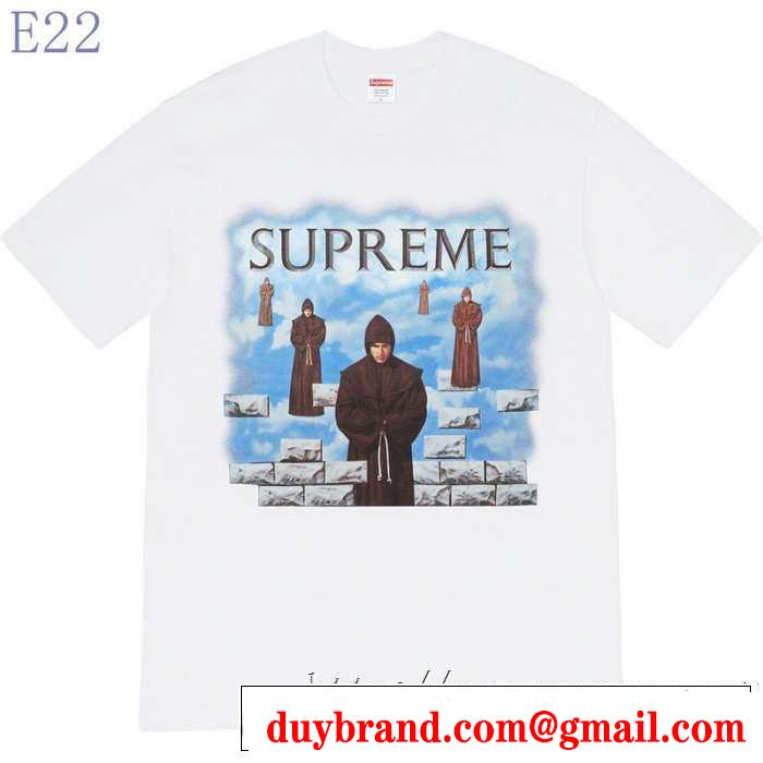人気ファッション雑誌でも掲載 2色可選 シュプリーム最重要！2019秋冬トレンド  SUPREME 半袖Tシャツ 最新トレンドコーデおすすめ
