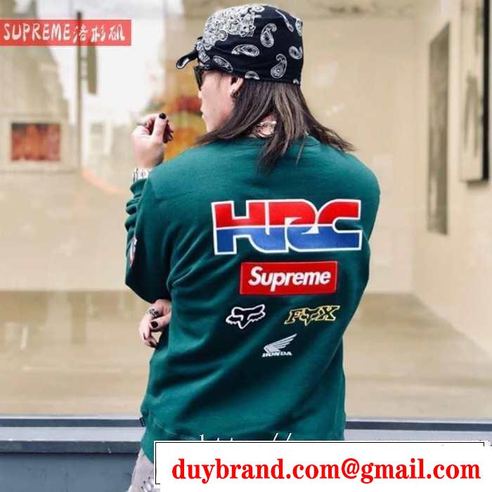 2色可選 SUPREME 秋冬ファッションコーディネート シュプリーム  最重要！2019秋冬トレンド プルオーバーパーカー