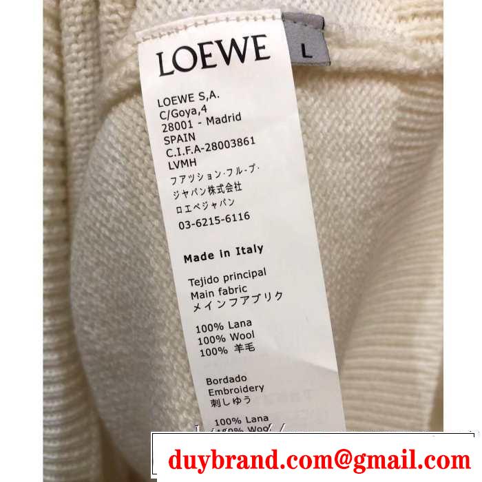 プルオーバーパーカー 先取り 2019/2020秋冬ファッション オシャレスタイルが今年流 ロエベLoewe