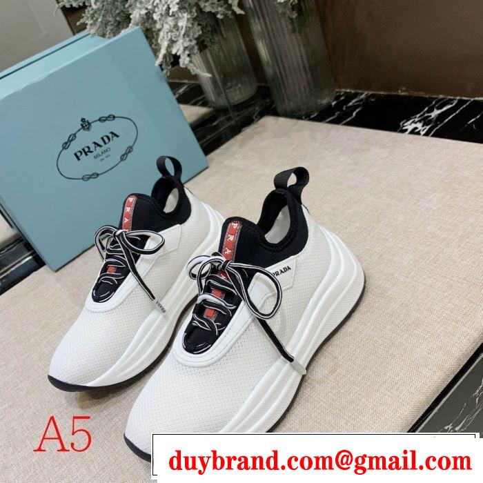 多色可選 おしゃれさんはいち早く取り プラダ PRADA 2019秋、イチオシ上品 ランニングシューズ 今シーズン注目のアイテム