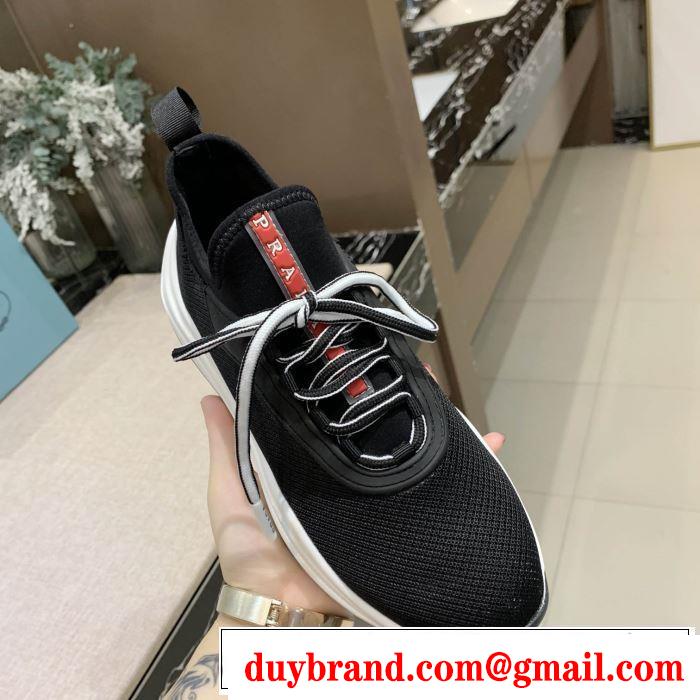 多色可選 おしゃれさんはいち早く取り プラダ PRADA 2019秋、イチオシ上品 ランニングシューズ 今シーズン注目のアイテム