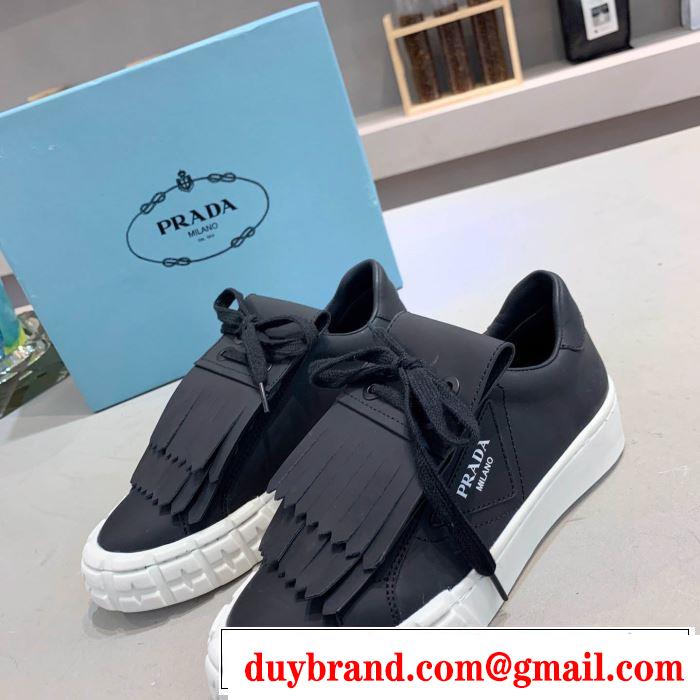 秋冬コーデと相性がいい プラダ 多色可選 PRADA 2019トレンド秋冬おすすめ安い ランニングシューズ 秋冬にお世話になる定番