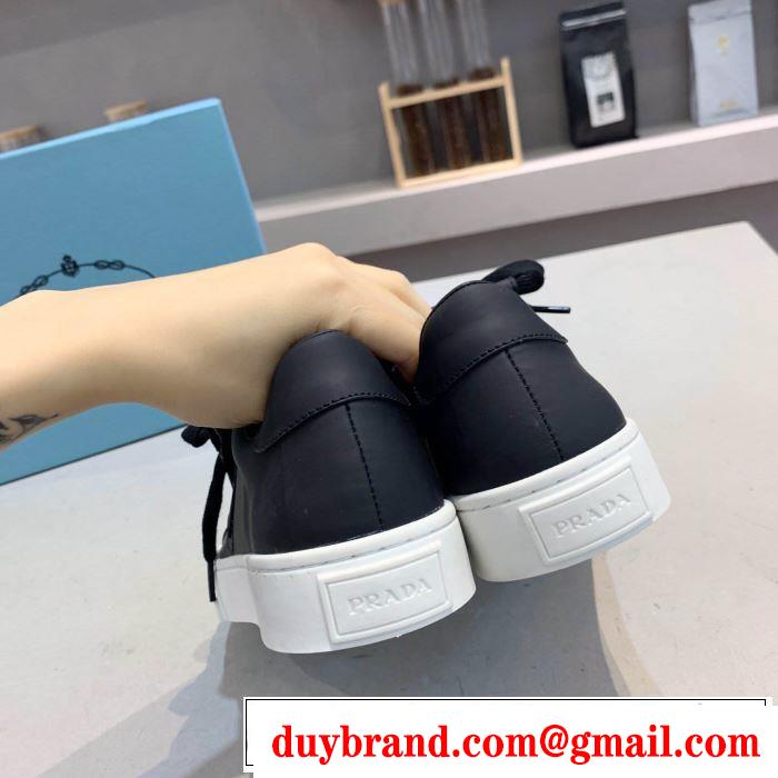 秋冬コーデと相性がいい プラダ 多色可選 PRADA 2019トレンド秋冬おすすめ安い ランニングシューズ 秋冬にお世話になる定番