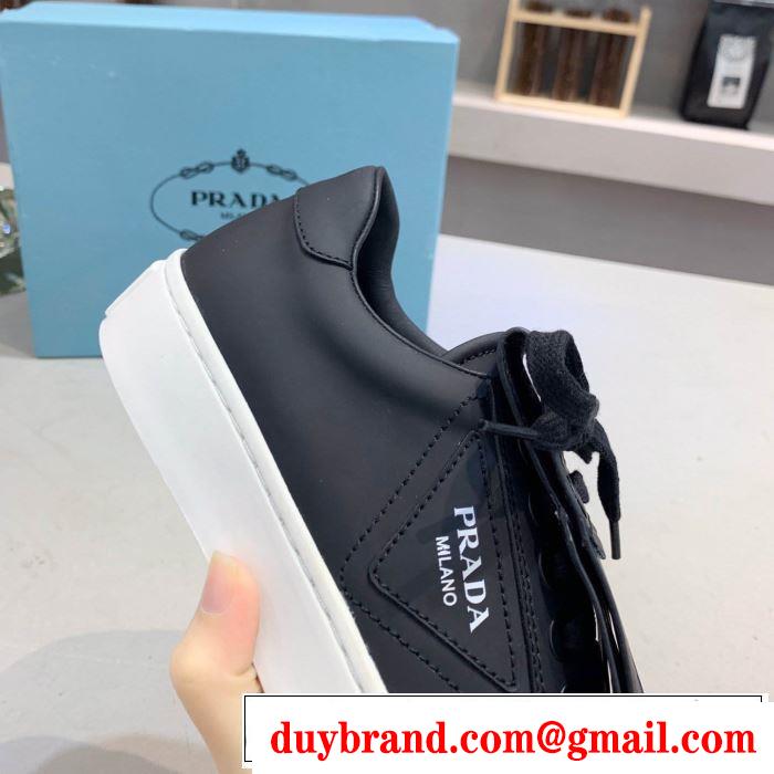 秋冬コーデと相性がいい プラダ 多色可選 PRADA 2019トレンド秋冬おすすめ安い ランニングシューズ 秋冬にお世話になる定番