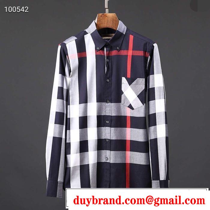 2019秋のファッショントレンドはこれ BURBERRY バーバリー 最高峰の秋冬激安新作 シャツ
