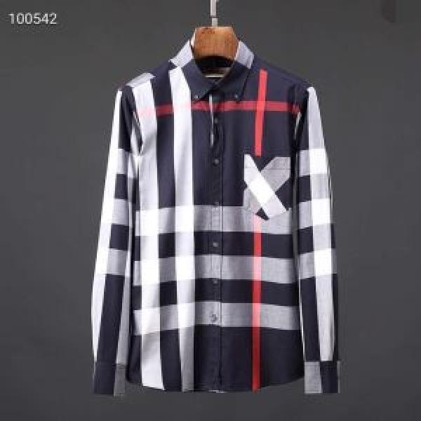 Xu hướng thời trang mùa thu 2019 là Burberry Burberry, đỉnh cao nhất của mùa thu và mùa đông, áo sơ mi mới _ áo