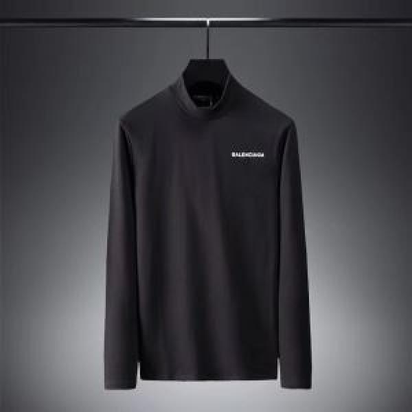  BALENCIAGA Áo thun dài tay Nam t -shirts 2 màu sắc 2019 xu hướng đang được đề xuất mới balenciaga 