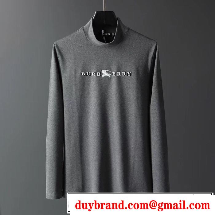 3色可選 長袖/Tシャツ 2019トレンドファッション新品バーバリー BURBERRY もちろん相性抜群