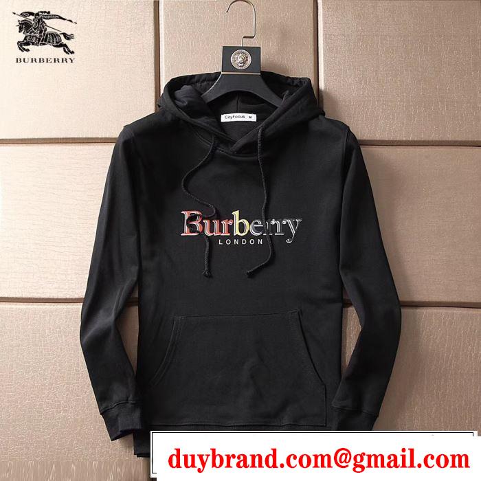 2色可選  パーカー 2019秋冬新作の相棒を大公開   BURBERRY バーバリー 人気ヒット秋冬新作