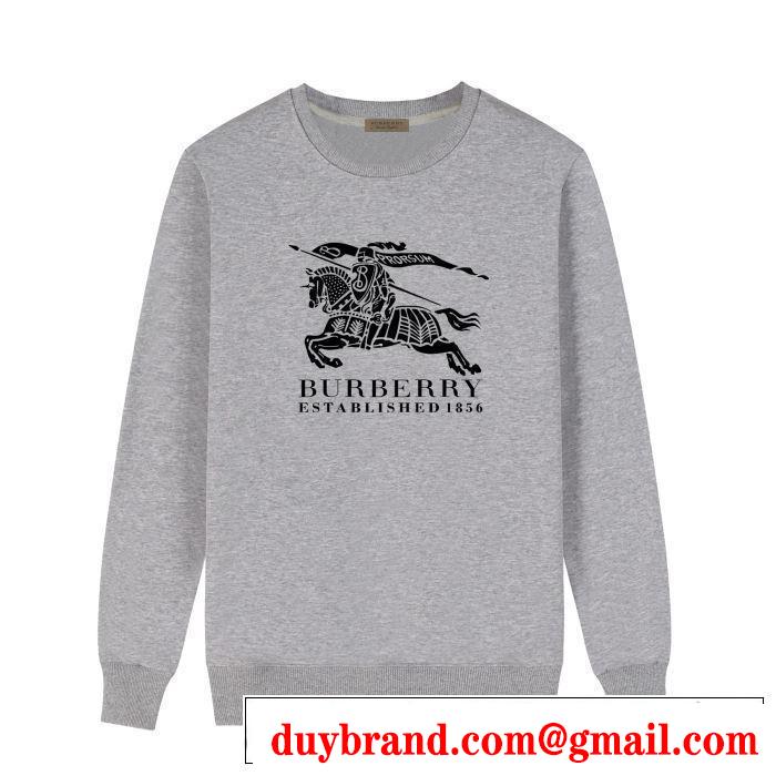 バーバリー 4色可選2019トレンドmàu sắc秋冬セール プルオーバーパーカー 保温性に優れるものにBURBERRY