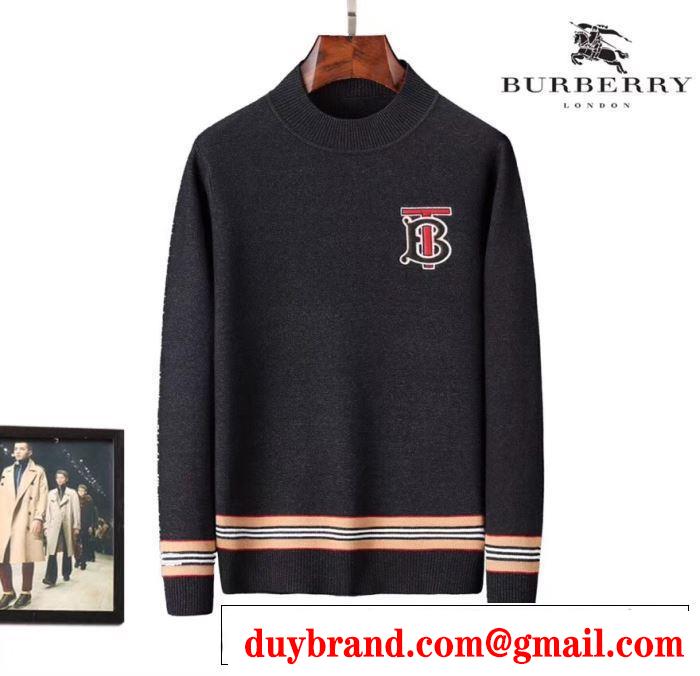 BURBERRY 季節の変わり目に活躍する バーバリー ニットパーカー 2019秋冬トレンドアイテム