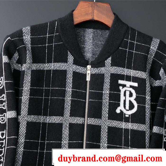 今年注目な新品セール BURBERRY バーバリー ニットパーカー 2019秋冬人気色おすすめ