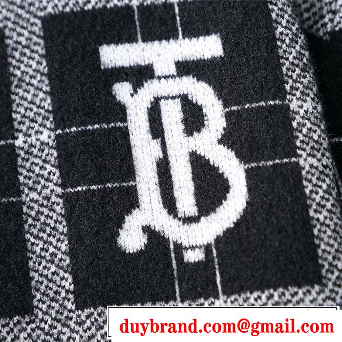 今年注目な新品セール BURBERRY バーバリー ニットパーカー 2019秋冬人気色おすすめ
