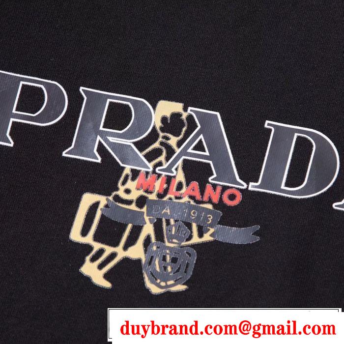 人気秋冬新作の大幅値下げをお見逃しなく 2色可選  PRADA プラダ プルオーバーパーカー