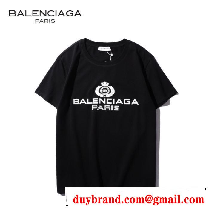 多色可選 バレンシアガ VIP価格SALE BALENCIAGA  2020モデル 半袖Tシャツエレガントな雰囲気